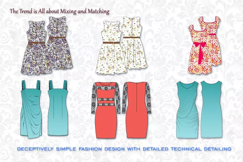 Design And Tech Pack Service Womens Partywear Collection