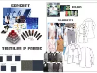 Concept Design and Moodboard for Mens and Womens Wear Apparel